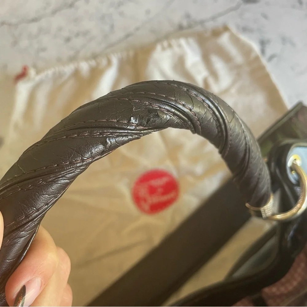 RARE LANCEL PARIS BB Brigitte Bardot bag. Suede blue. - Picture 11 of 16